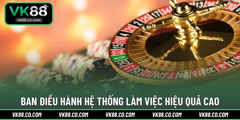 Ban điều hành hệ thống làm việc hiệu quả cao